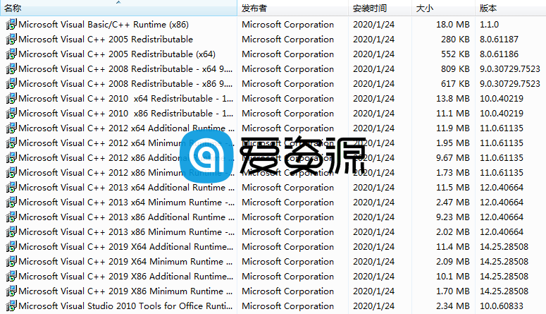 Visual C++运行库合集轻量版23年01月版v65